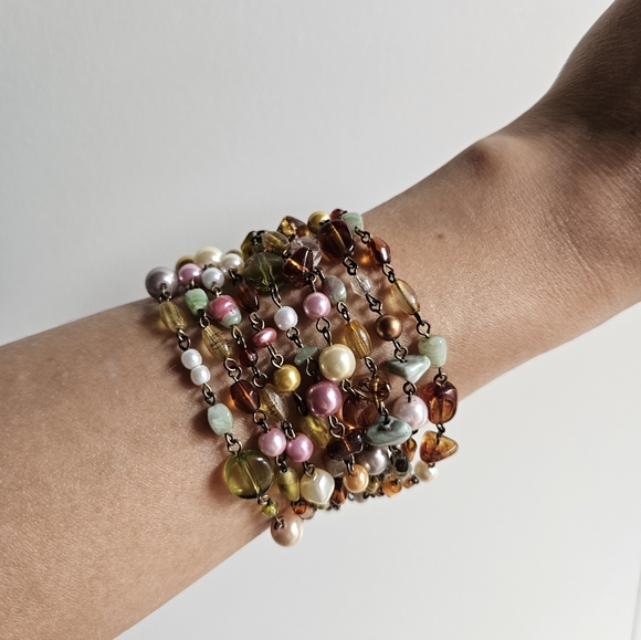 Loft Multi-Colored Beaded Bracelet - Picture 1 of 9